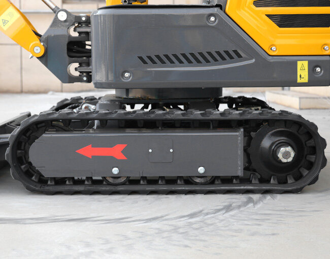 Rubber wear-resistant crawler