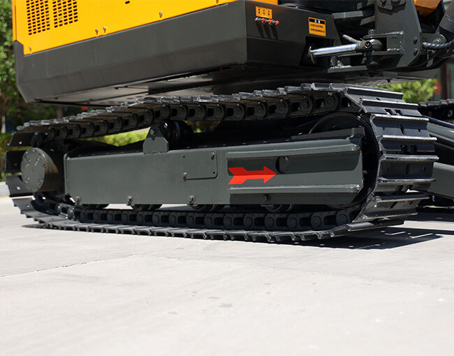 Rubber wear-resistant crawler