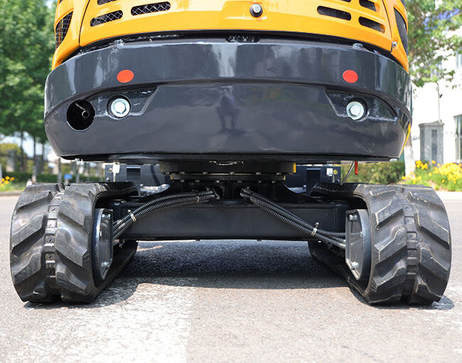 Rubber wear-resistant crawler