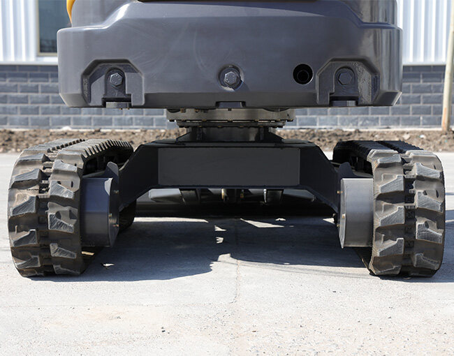 Rubber wear-resistant crawler