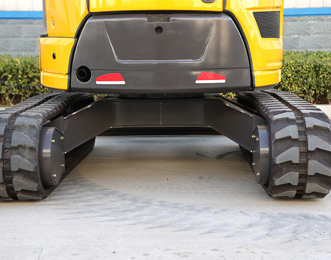 Rubber wear-resistant crawler