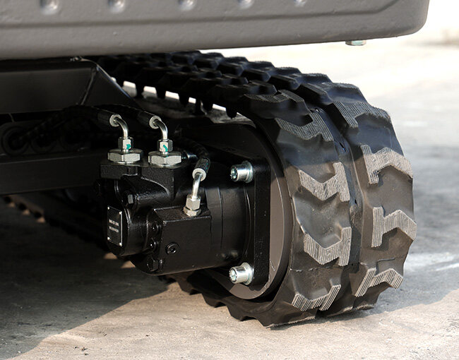 Rubber wear-resistant crawler